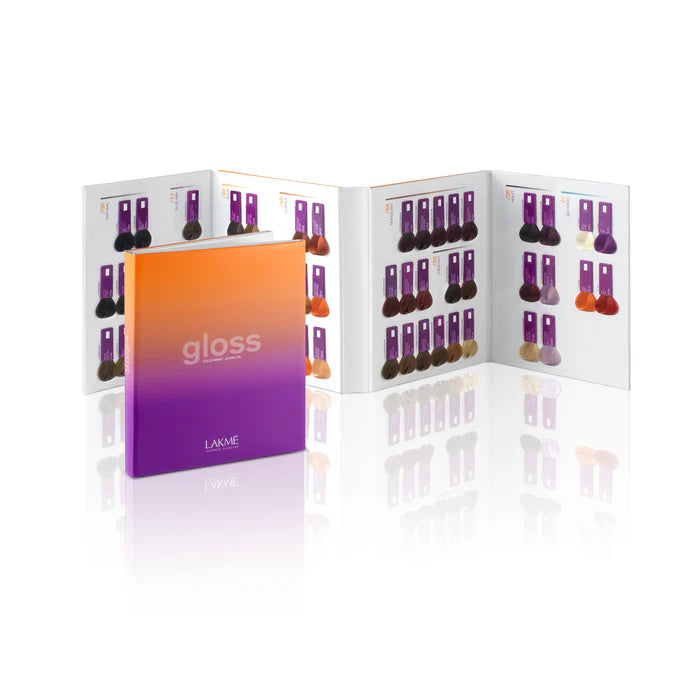 Lakme Collage/Gloss photographic color chart